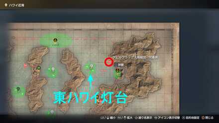 疾風の懐中時計のマップ