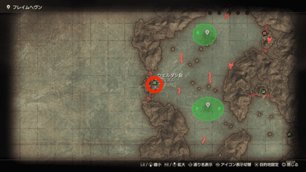 ファイヤゴブレットのマップ
