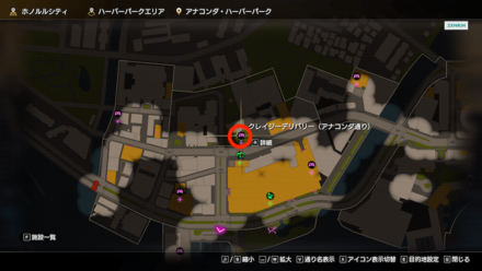 ジャングルラフストーンのマップ