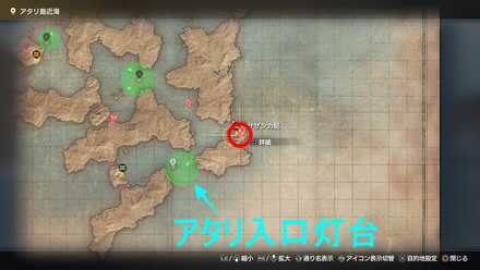 リング・オブ・サイクロンのマップ