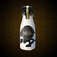 極上な搾りたてミルク画像