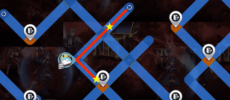 封鎖されている2箇所の敵を倒す