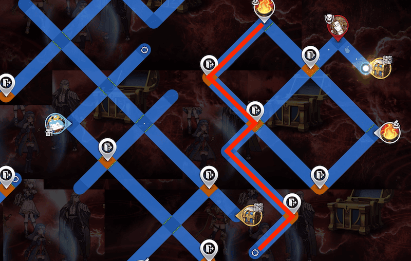 ワープ後に「火の祭壇」まで進む