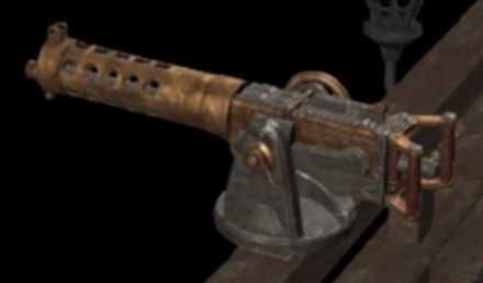 銅のガトリング銃