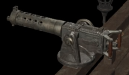 銀のガトリング銃