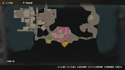 はぐれフラミンゴのマップ