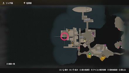 ちょいワルうさぎのマップ