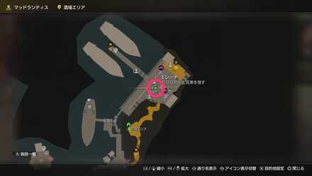 大きな錨のマップ