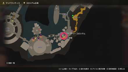 はぐれココナッツ亀太郎のマップ