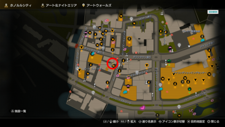 ホノルルシティ36のマップ