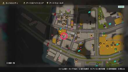 ウォールアート　バードのマップ