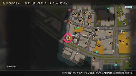 射撃用品　バレットヘルのマップ