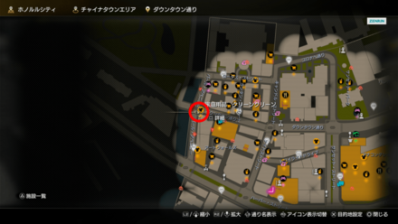 オーバーオールの入手場所マップ