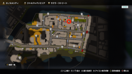 おみくじ8のマップ画像