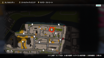 おみくじ11のマップ画像