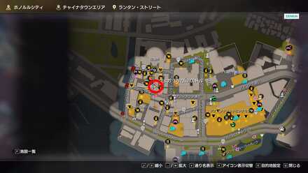 ヴェガのマップ