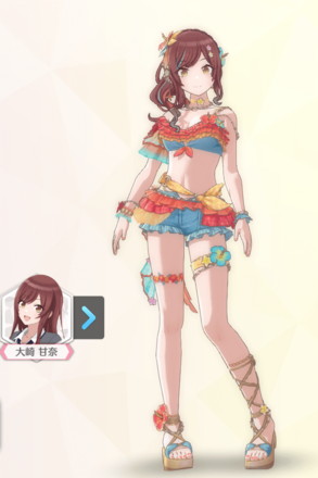 【グレーリンハイビスカス】大崎甘奈の画像