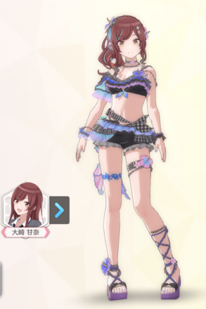 【グレーリンハイビスカス+】大崎甘奈の画像