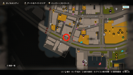 マーガレットのマップ画像