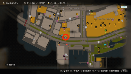 アイシャのマップ画像