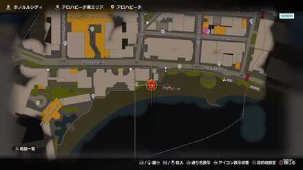 テディのマップ画像