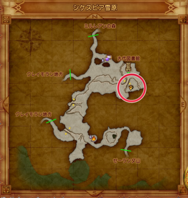 シケスビア雪原のマトの場所5の画像