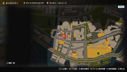 リャンズベーカリー店員のマップ画像