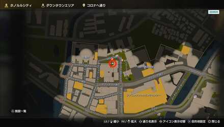 キーロのマップ画像