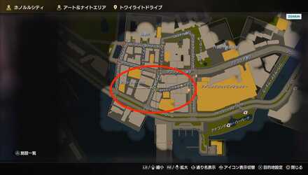 クリフのマップ画像