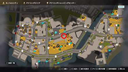 ナックルのマップ画像