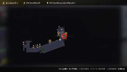 シャーロットのマップ画像