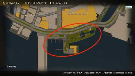 カルーアのマップ画像