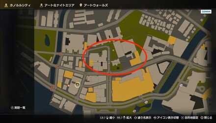 リリアナのマップ画像