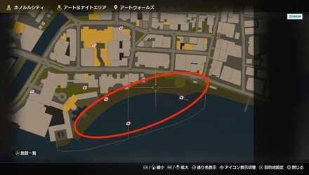 アリアのマップ画像