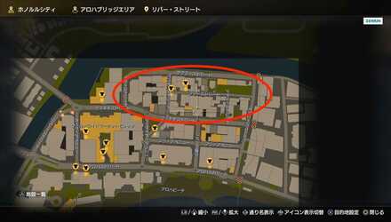 グレースのマップ画像