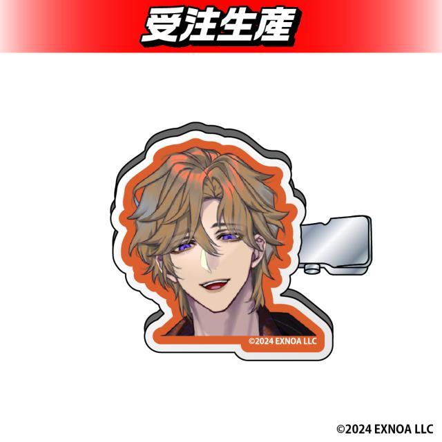【鳴神 ライ】夢幻楼と眠れぬ蝶 アクリルヘアクリップ