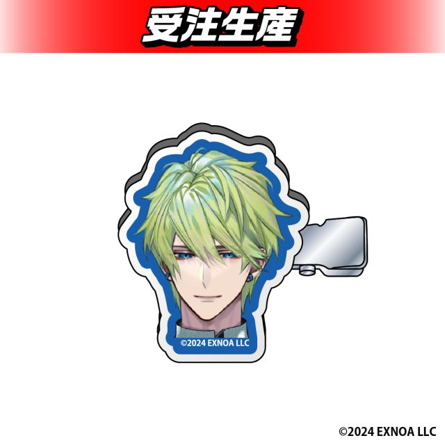 【蛇ヶ崎 夜刀】夢幻楼と眠れぬ蝶 アクリルヘアクリップ