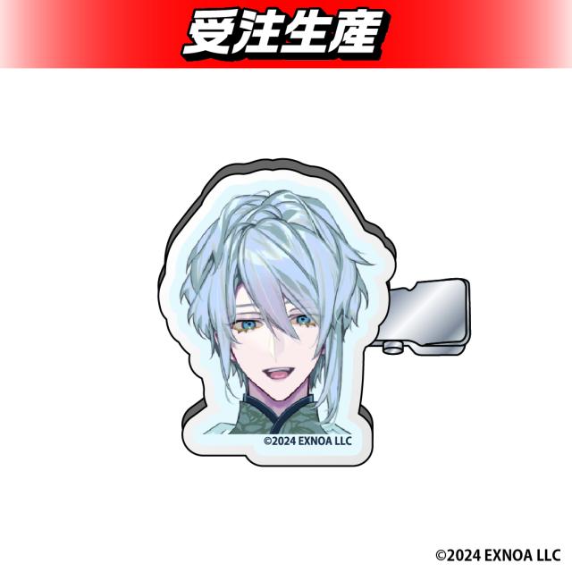 【冬澄 椿】夢幻楼と眠れぬ蝶 アクリルヘアクリップ