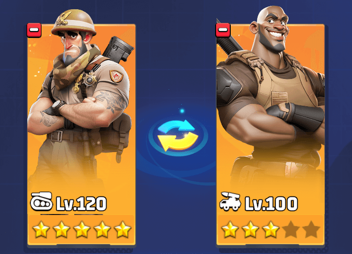 UR昇格英雄も入れ替え対象に選択できる