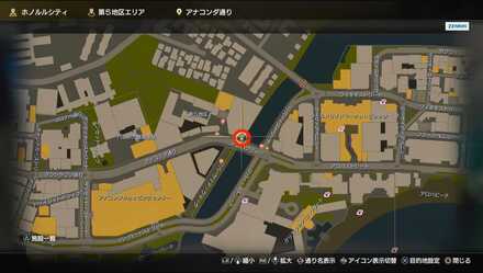 ノワールのマップ画像