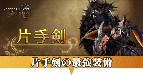 片手剣の最強装備