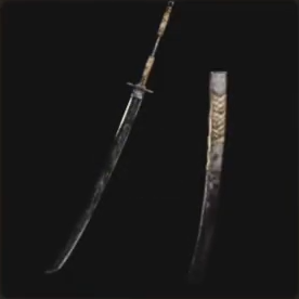 モンスターハンター日本刀 モンハン』タマミツネ太刀「狐刀カカルクモナキ」を原寸大サイズ