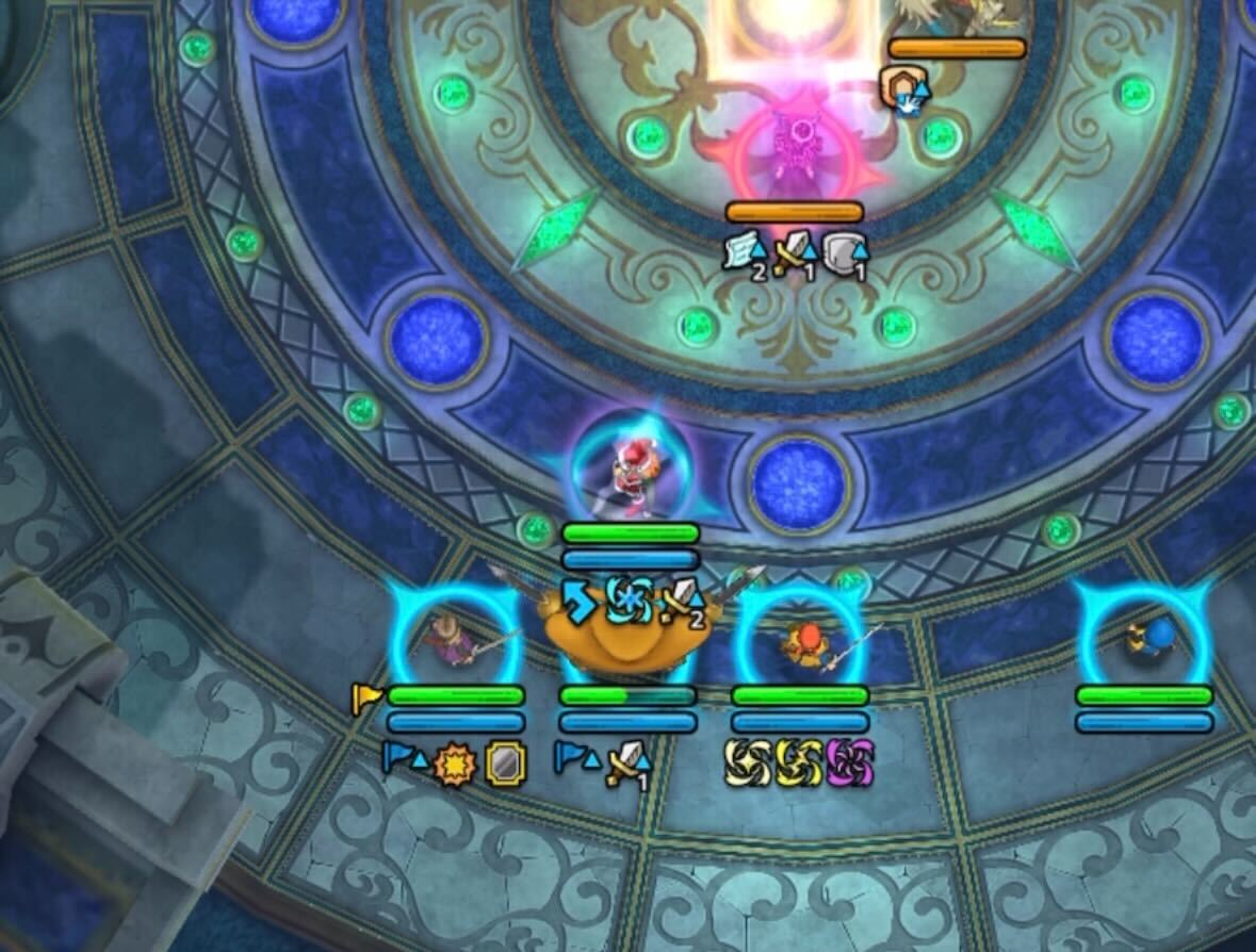 ナインの攻撃でエスタークが回復しないようにする