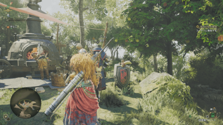 竜谷の安全確保の依頼者の場所