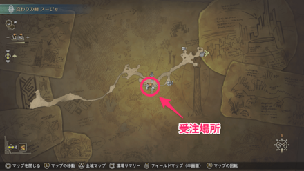 門衛としての受注場所マップ