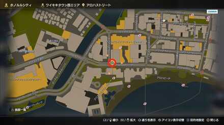 チョコのマップ画像