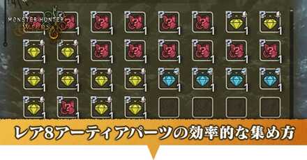 レア8アーティア集め