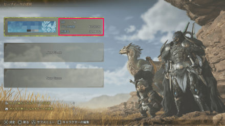 プレイ時間確認