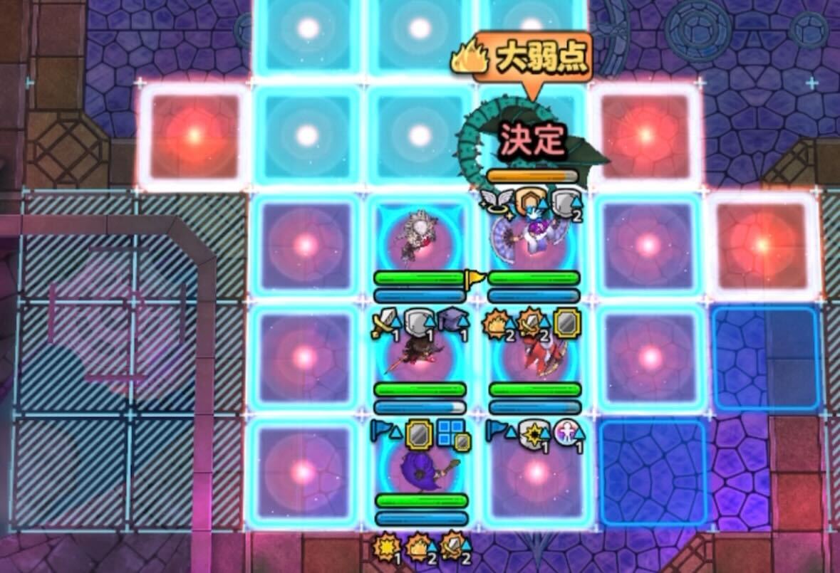 アイラの必殺技で守備力・物理耐性を下げる