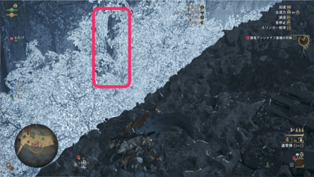 ジャンプの目印